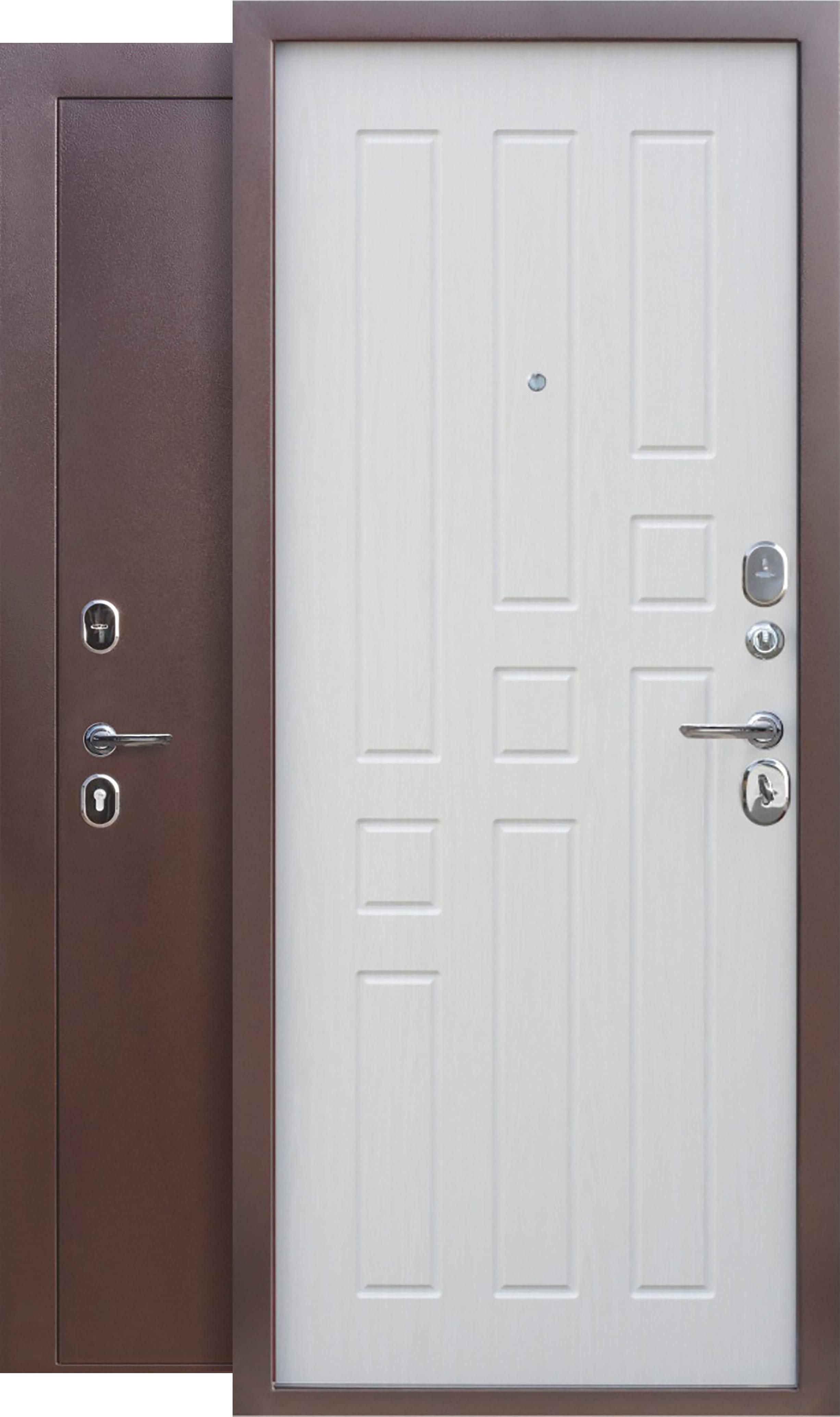 Входная дверь «Гарда» 8 мм Белый ясень