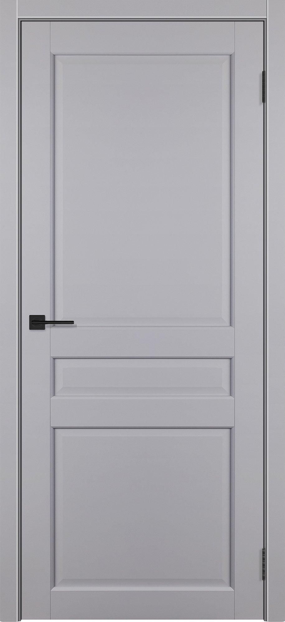 Межкомнатная дверь М-31, серый матовый винил