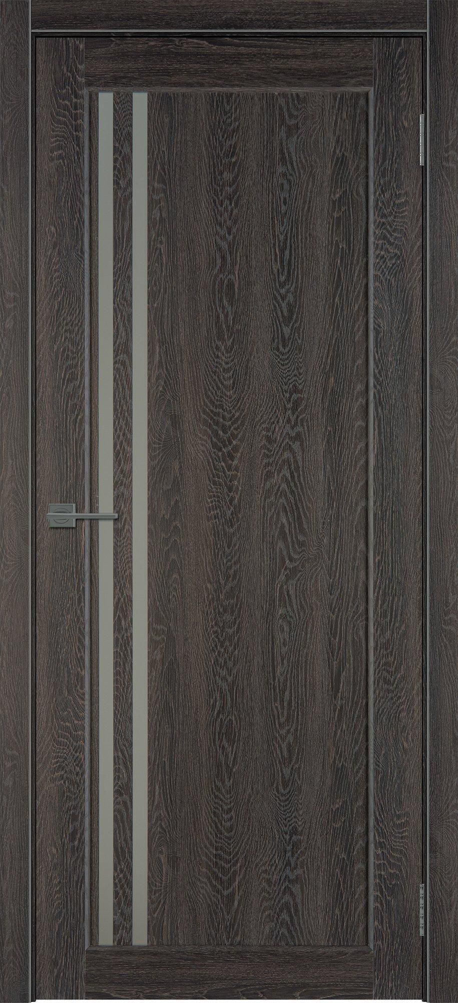 Межкомнатная дверь М-11, лес коричневый ПВХ