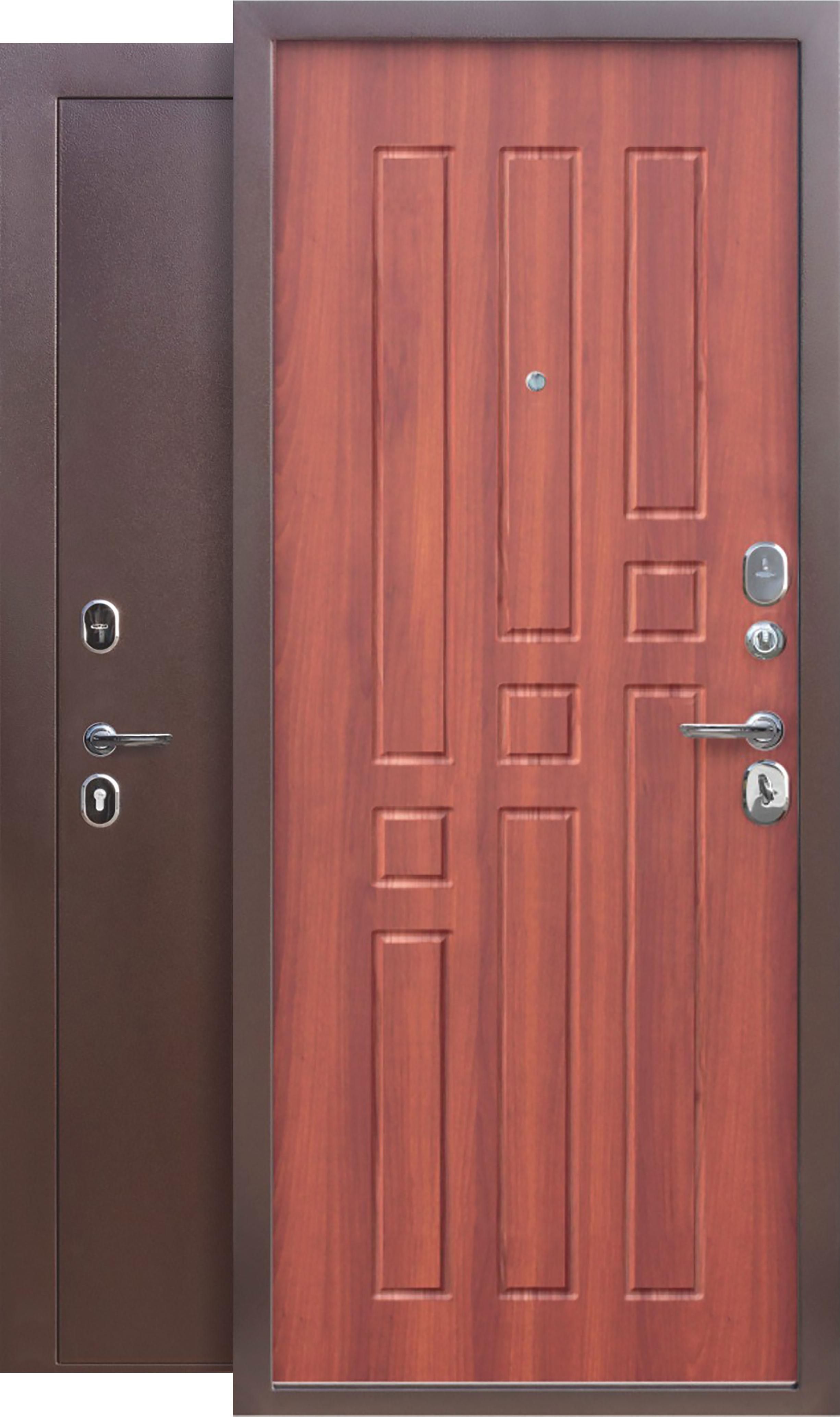 Входная дверь «Гарда» 8 мм Рустикальный дуб